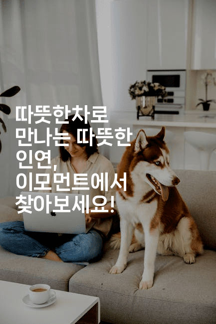 따뜻한차로 만나는 따뜻한 인연, 이모먼트에서 찾아보세요!