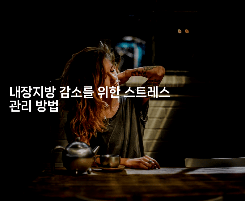 내장지방 감소를 위한 스트레스 관리 방법-한방스윗홈