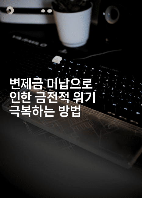 변제금 미납으로 인한 금전적 위기 극복하는 방법-한방스윗홈