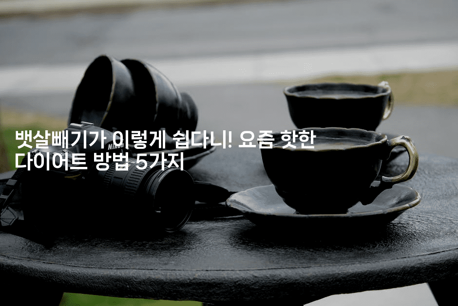 뱃살빼기가 이렇게 쉽다니! 요즘 핫한 다이어트 방법 5가지-한방스윗홈