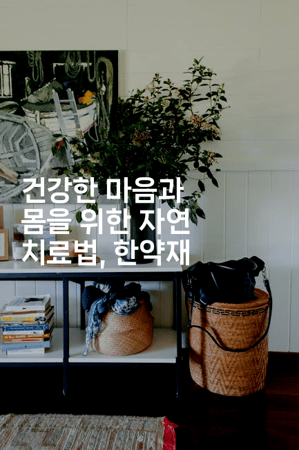 건강한 마음과 몸을 위한 자연 치료법, 한약재
-한방스윗홈